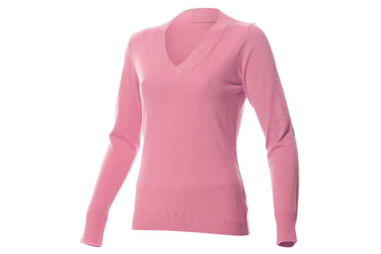 100% cashmere v neck sweater